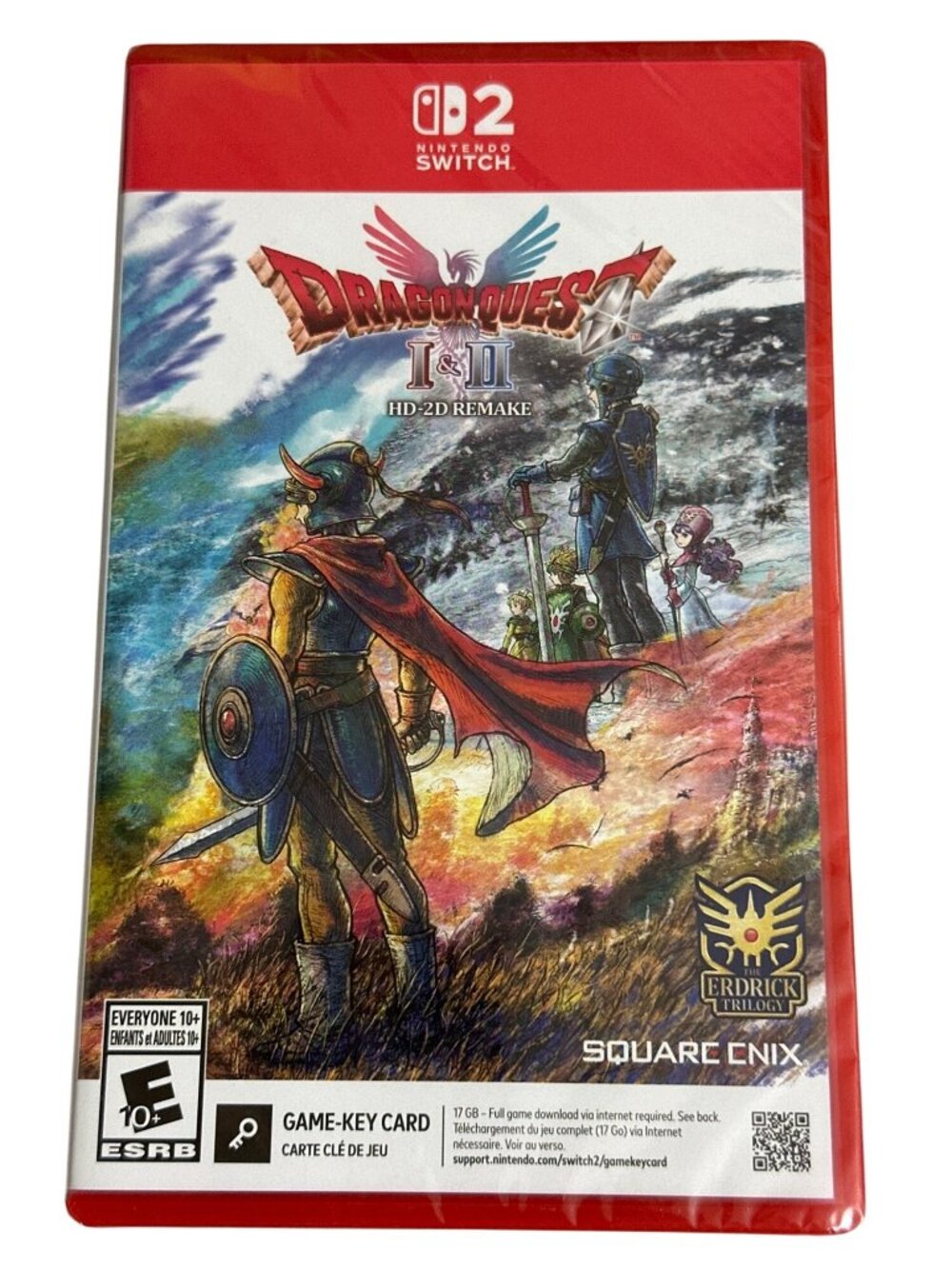 Dragon Quest I & II HD-2D Remake for Nintendo Switch 2 (Game-Key Card) New